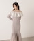 2wayオフショルニットワンピース 25AW