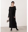 オフショルリブニットワンピース 25AW