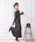 オフショルリブニットワンピース 25AW