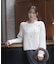 ビジュー付畔ニット　25AW