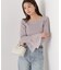 シアー切り替えスリーブニット　26SS