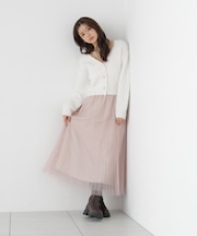 《EDIT COLOGNE》ラメプリーツスカート26SS