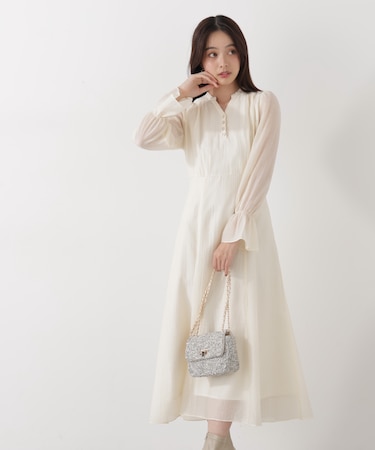 バックレースアップレディワンピース 26SS