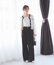 ベルト付きワイドパンツ 26SS
