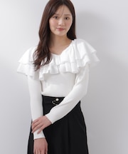 ボリュームラッフルニット　　26SS