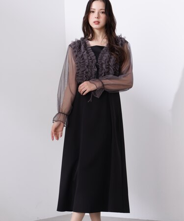 <L>ラッフルボレロセットアップ 26SS