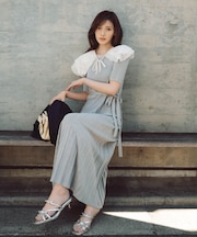 《EDIT COLOGNE》レースカラー2wayニットワンピース 26SS
