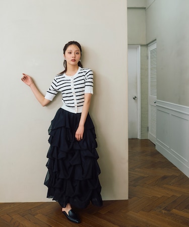 <山内ともなさんコラボ>タックバルーンスカート 26SS