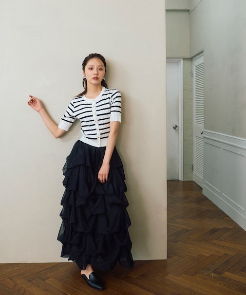 <山内ともなさんコラボ>タックバルーンスカート 26SS