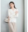 ＜今村朱里さんコラボ＞レイヤード風リブニット 26SS