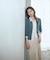 ＜今村朱里さんコラボ＞レイヤード風リブニット 26SS