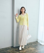 <今村朱里さんコラボ>アシメタックナロースカート 26SS