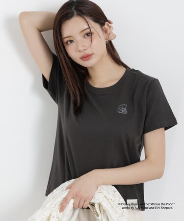 ワンポイントプリントTシャツ