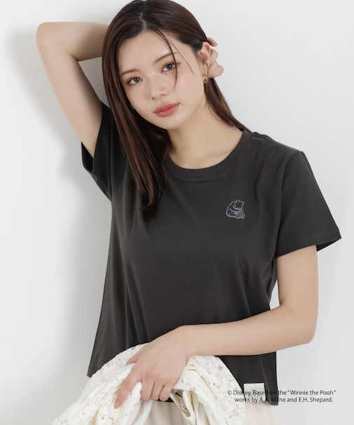 ワンポイントプリントTシャツ