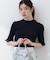 部分シアー半袖ニット 26SS