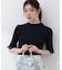 部分シアー半袖ニット 26SS