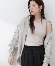 〈a/mie〉ドロストスリーブシャツ 26SS