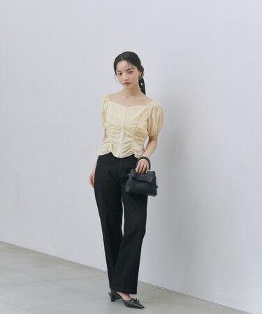 ワイドフレアスラックスパンツ 26SS