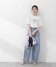 〈a／mie〉ワイドバレルパンツ 26SS
