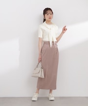 フロントデザインIラインスカート 26SS