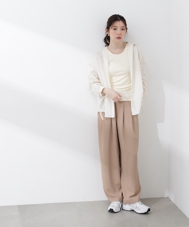 〈a/mie〉イージーパンツ 26SS