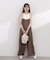 〈a／mie〉バックタックサロペット 26SS