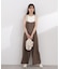 〈a／mie〉バックタックサロペット 26SS