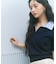 〈a／mie〉レイヤード風ポロニット 26SS
