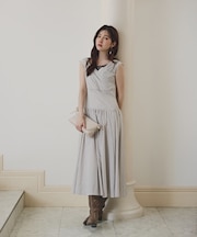 〈Lou Lou fee（ルルーフェ）〉チュールレイヤードレディーワンピース
