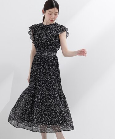 小花楊柳ロングワンピース 26AW