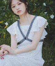 レーストリムレディーワンピース 26AW