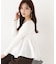 ＜a／mie＞チューリップペプラムヘムニット 26AW