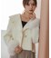 フェイクファー付きワイドカラーショートコート 26AW