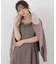 フェイクファー付きニットパーカー 26AW