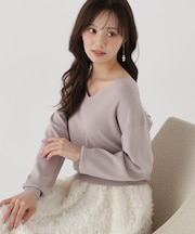 Vネック総針ニット 26AW