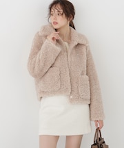 衿付きフェイクファーブルゾン 26AW