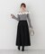 ジャガードフレアスカート
