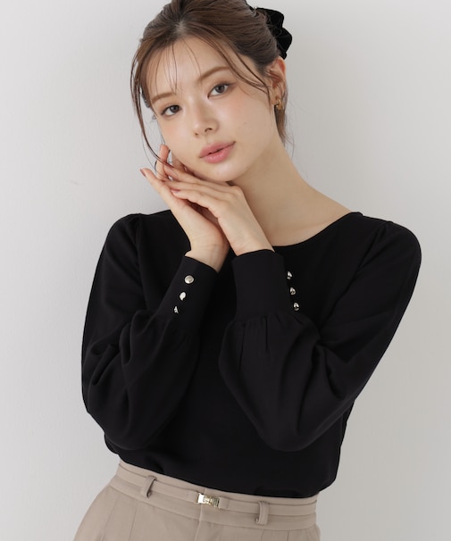 パフスリーブ総針トップス 26AW