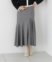 マチ付きマーメイドスカート
