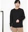 ワッフルリブパッチクルーネックTシャツ