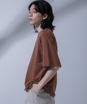 Anti Soaked(R) 汗染み防止 ボーダークルーネックTシャツ