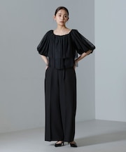 troisiemechaco/TULLE DOUBLECLOTH セットアップパンツ