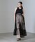 ESTHE／Tiered Tulle Cut-Out MaxiDress