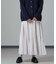 アシメティアードシフォンギャザースカート