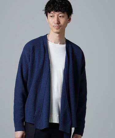 畔編みタイカーディガン