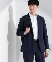 「N JACKET PREMIUM」強撚ピケストレッチジャケット(セットアップ可)
