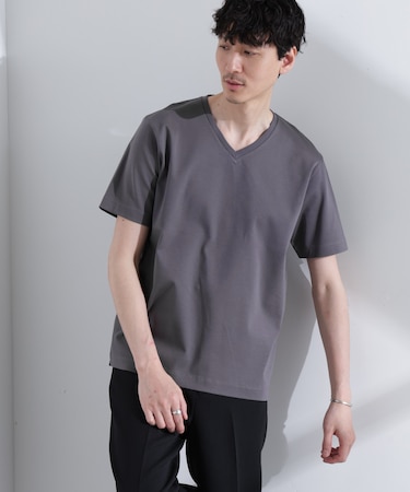 アンチスメル VネックTシャツ 半袖
