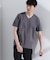 アンチスメル VネックTシャツ 半袖