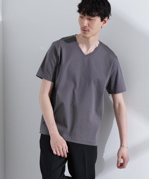 アンチスメル VネックTシャツ 半袖