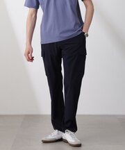 「N trousers」スリムストレッチ カーゴパンツ